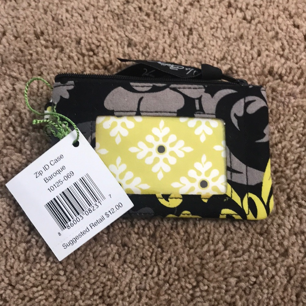 NWT Vera Bradley Zip ID Case in Baroque